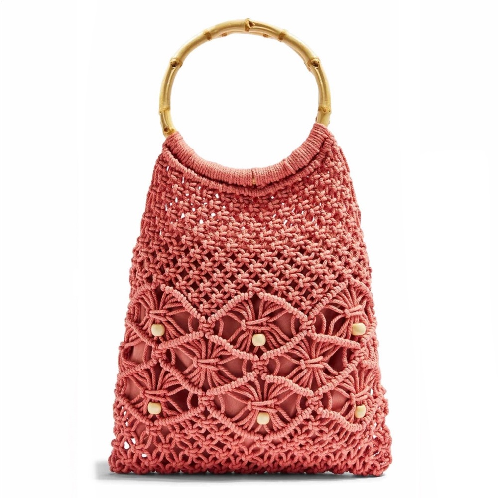 Topshop Sami Macrame tote NEW